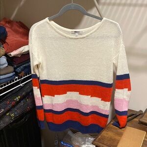 Madewell Colorblock Striped Sweater
